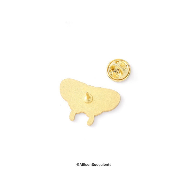 “Sun and Moon Butterfly” Enamel Pin