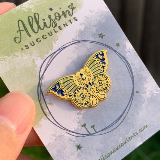 “Vintage Butterfly” Enamel Pin