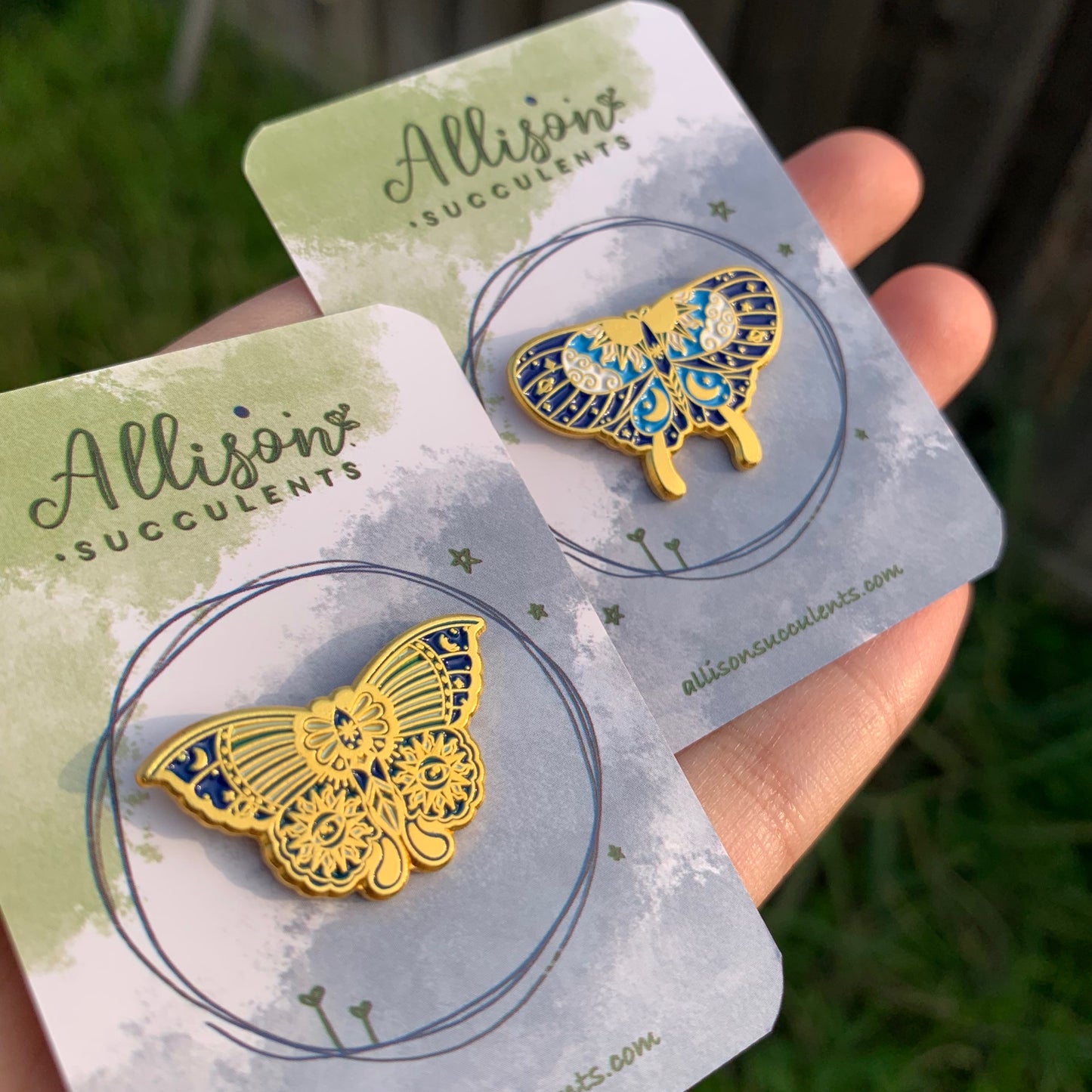 “Vintage Butterfly” Enamel Pin