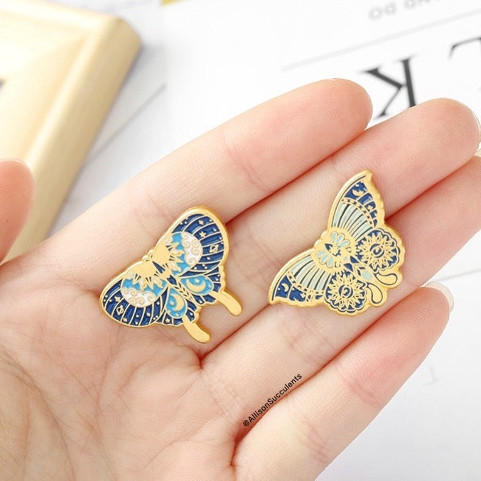 “Vintage Butterfly” Enamel Pin