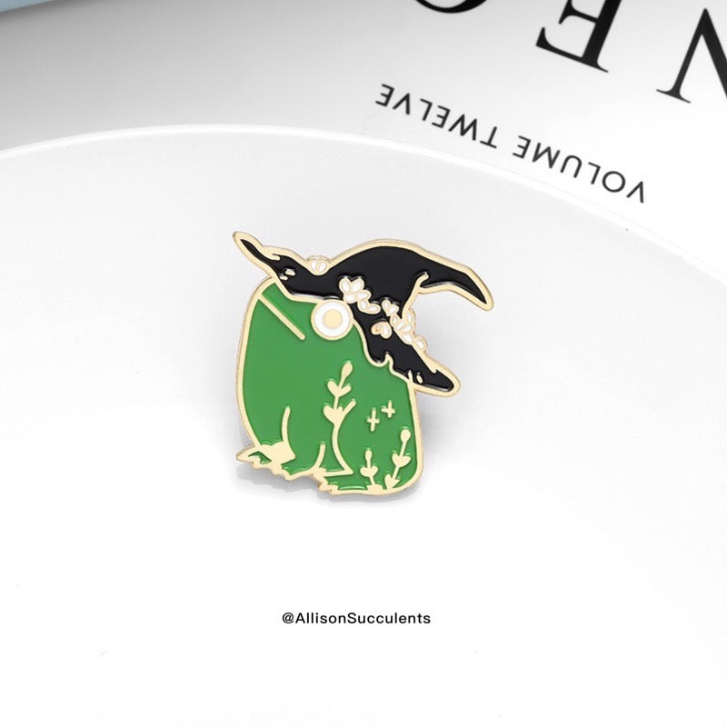 “Frog Wizard” Enamel Pin