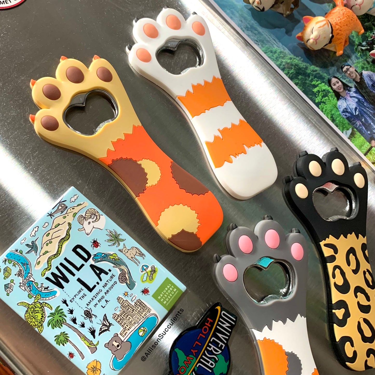 1 PCS Cute ’Cat Paw‘ Magnet Bottle Opener