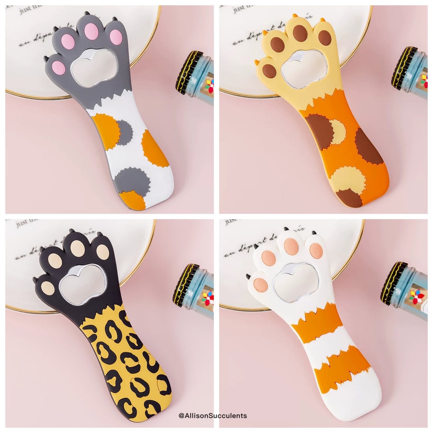 1 PCS Cute ’Cat Paw‘ Magnet Bottle Opener