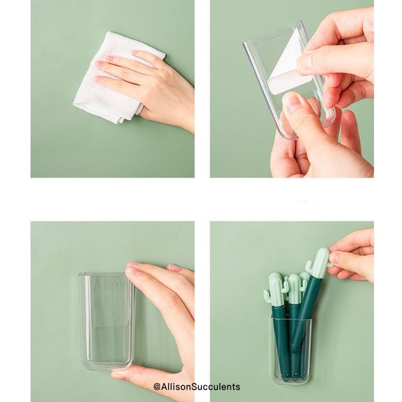 Cactus Bag Sealing Clips With Sticker Container