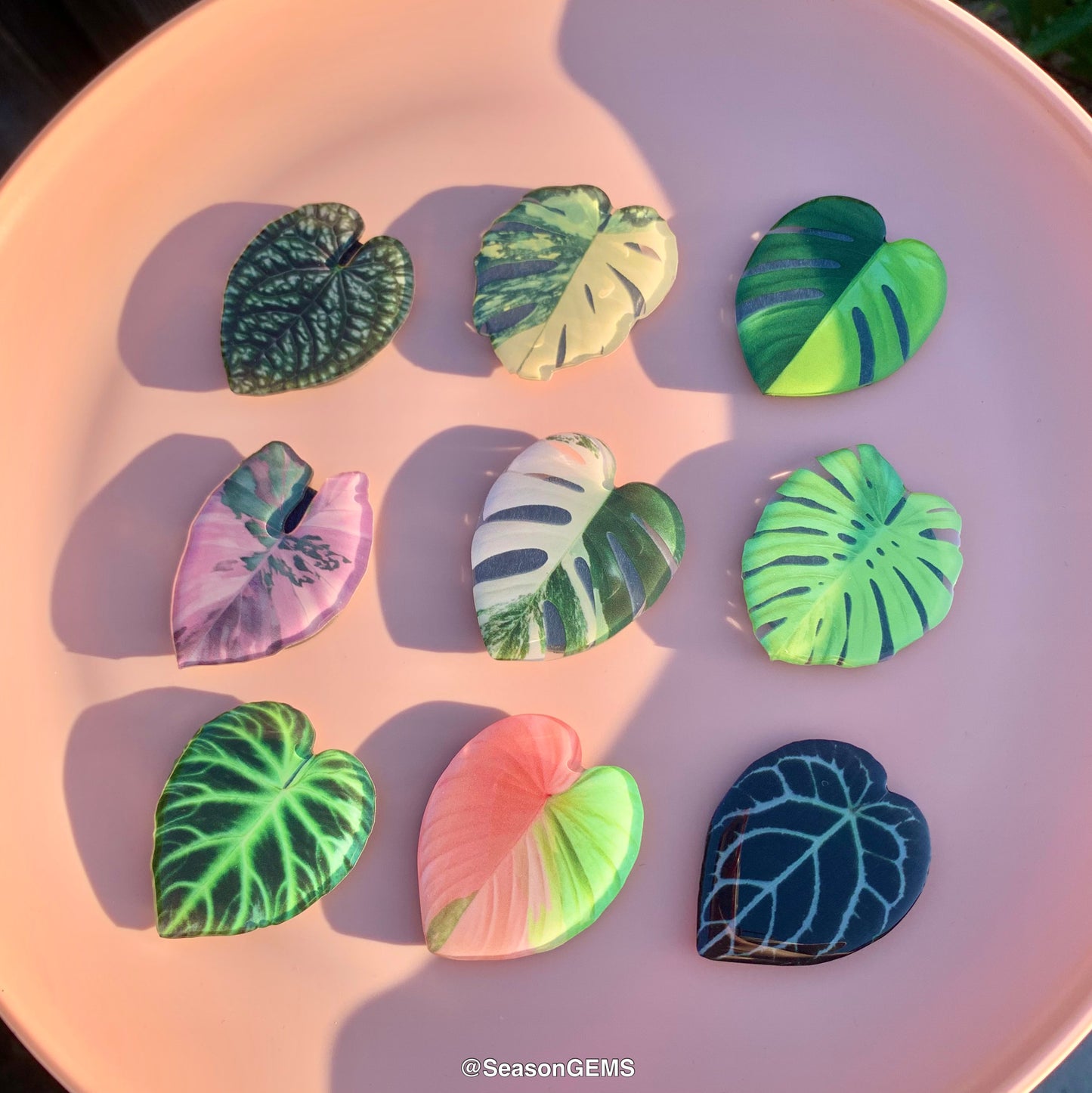 1pcs Tropical Plant Fridge Magnet | Realistic Leaf Refrigerator Magnets