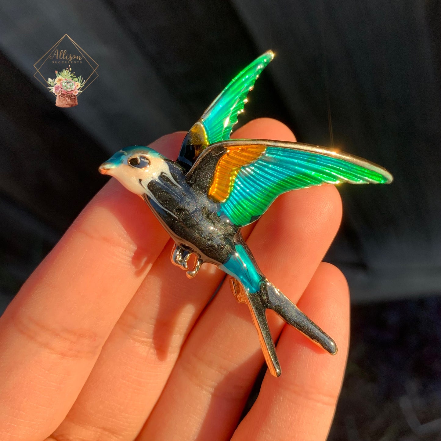 Fancy 'Bird' Enamel Pin