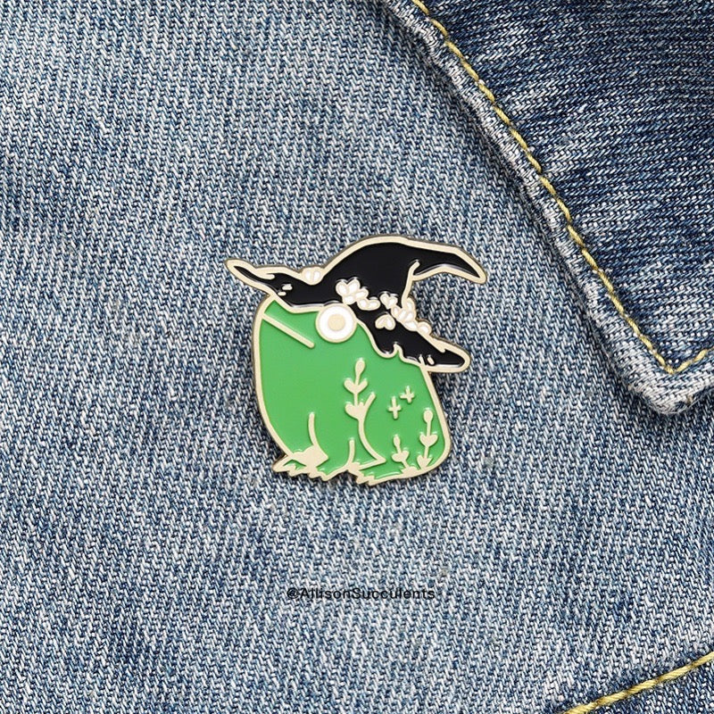 “Frog Wizard” Enamel Pin