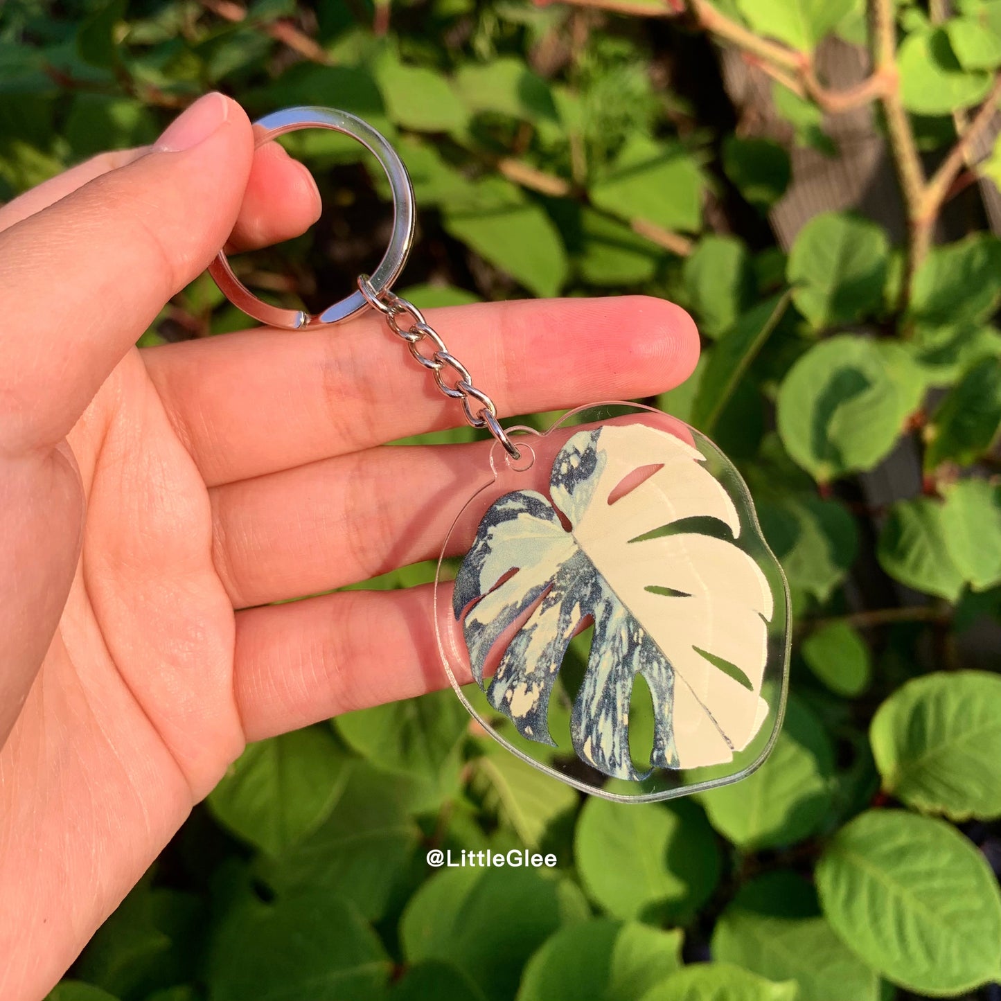 Real Leaf Key Chain | Aspen Leaf Keychain