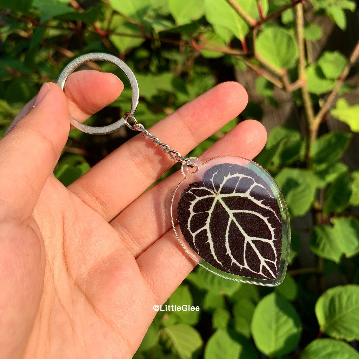 1 pcs Tropical Plant key chain / Realistic leaf Acrylic Keychain (sell by code)