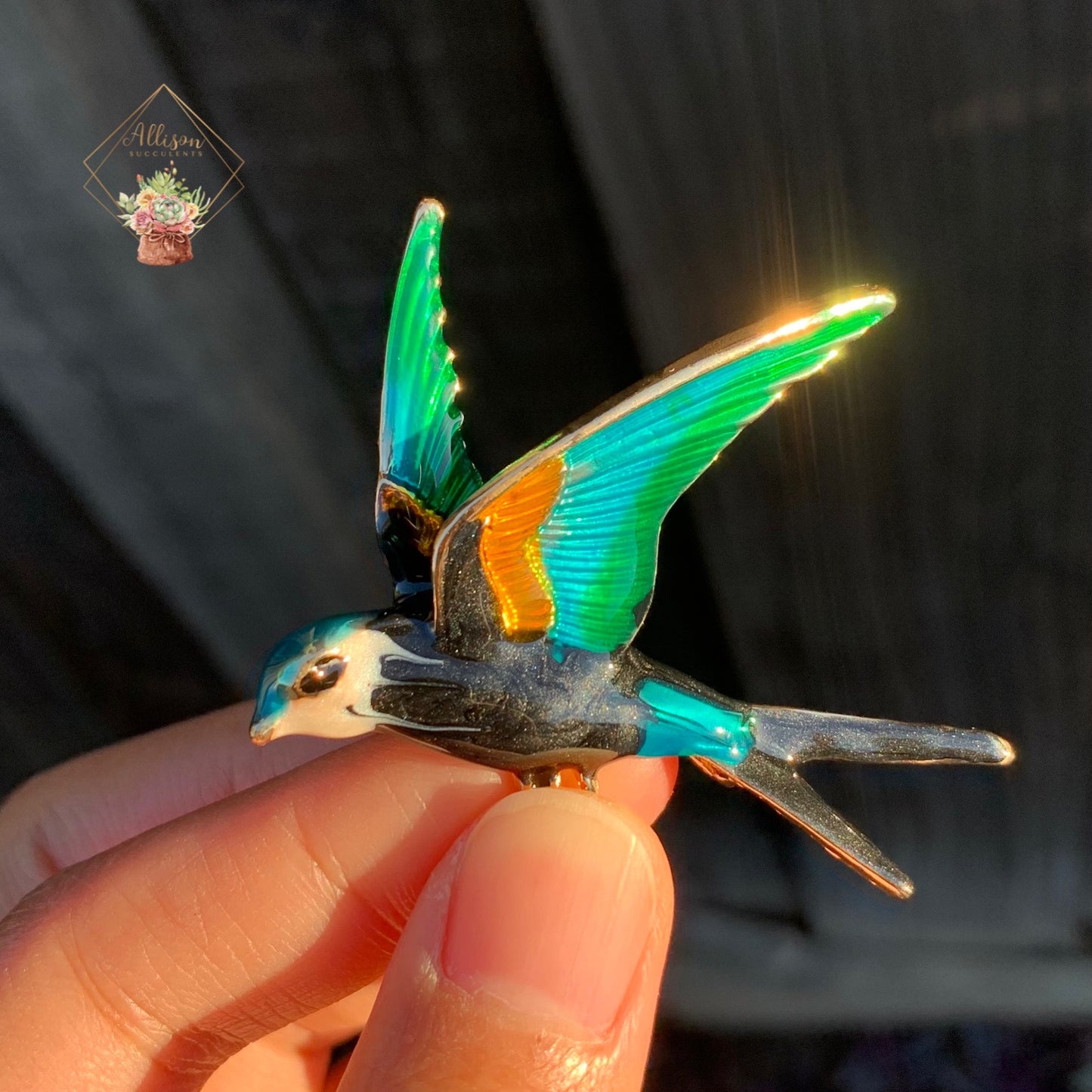 Fancy 'Bird' Enamel Pin